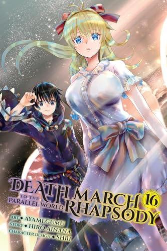 Manga cover with two anime characters, a man and a woman, in fantasy attire.