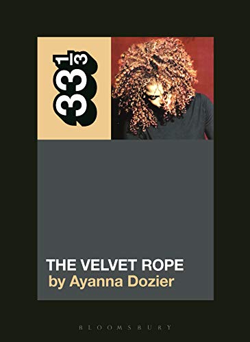 Book cover for “The Velvet Rope” by Ayanna Dozier, featuring Janet Jackson.