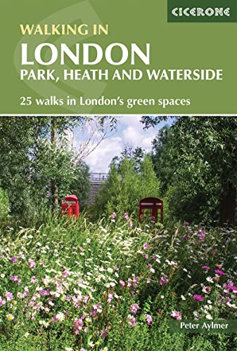 Book cover: “Walking in London” with a green landscape photo.