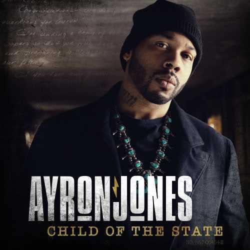 Ayron Jones wearing a beanie and turquoise necklace with album title text below.