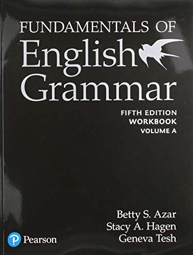 Black cover of “Fundamentals of English Grammar Workbook A”, 5th edition.