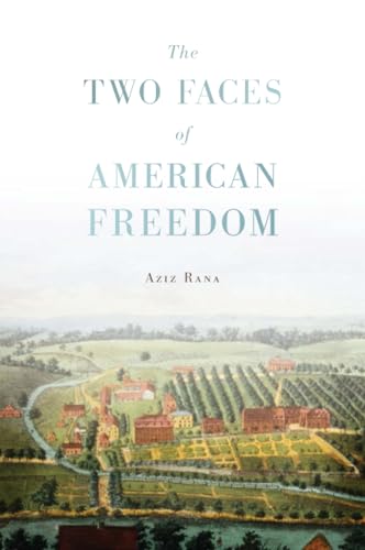 Book cover: "The Two Faces of American Freedom" with a landscape painting.