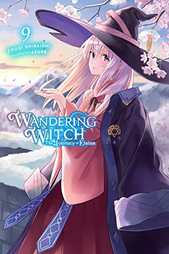Anime-style cover of a young witch with long blonde hair and a black hat.