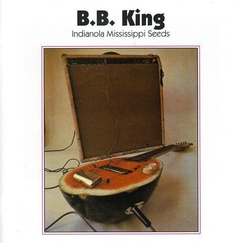 "CD cover featuring a guitar and amplifier with 'B.B. King' and 'Indianola Mississippi Seeds' text."