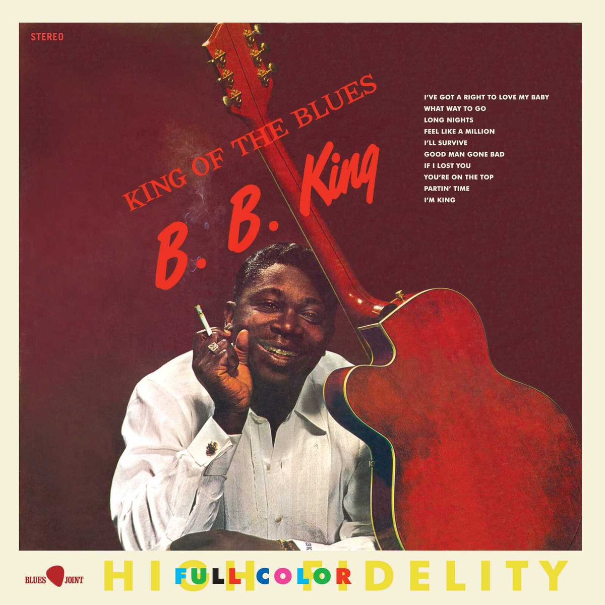B.B. King album cover featuring the musician with his guitar.