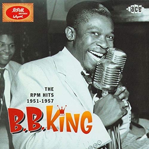 B.B. King CD cover featuring a smiling portrait of the blues musician.