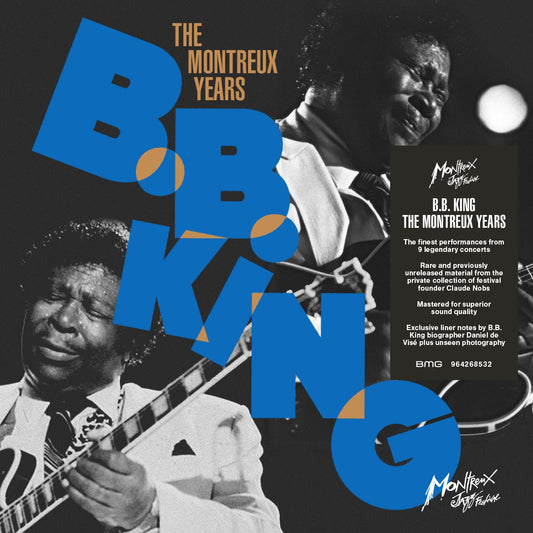B.B. King album cover featuring a black and white portrait and bold text.