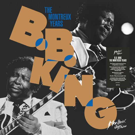 B.B. King album cover featuring a portrait of the blues guitarist.