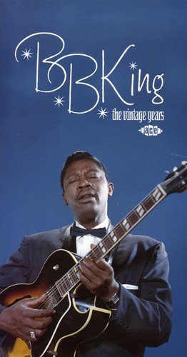 B.B. King holding a guitar, with the title "B.B. King: the vintage years" above.