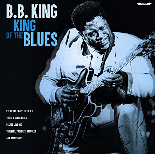 B.B. King album cover featuring the musician playing a guitar.