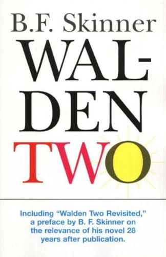 Book cover for "Walden Two" by B.F. Skinner, with bold red and black text.