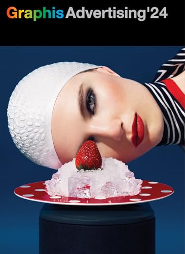 Cover of Graphis Advertising Annual 2024, featuring a woman and strawberry.
