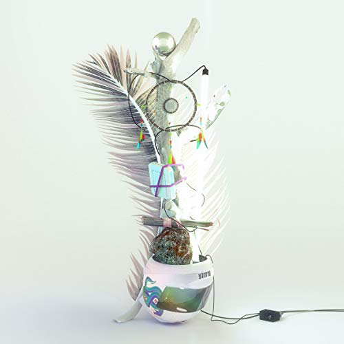 Baauer “Aa” vinyl album cover with surreal sculpture and dreamcatcher.