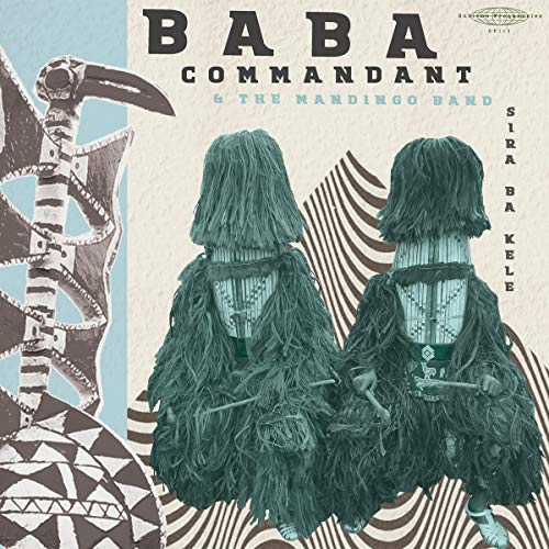 CD cover for Baba Commandant & The Mandingo Band, featuring figures in costume.