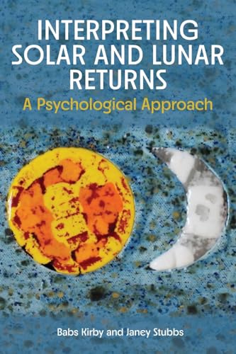 Book cover with sun and moon imagery, titled "Interpreting Solar and Lunar Returns".