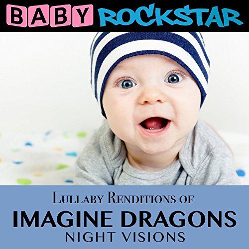 Baby in striped hat on album cover for lullaby renditions.