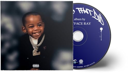CD case and disc for Babyface Ray’s album featuring a childhood photo.