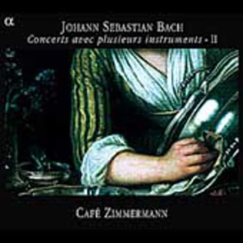 CD cover for Bach’s Concerts avec plusieurs instruments by Café Zimmermann.