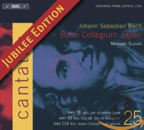 CD cover for Bach Collegium Japan’s Vol. 25 cantatas recording.