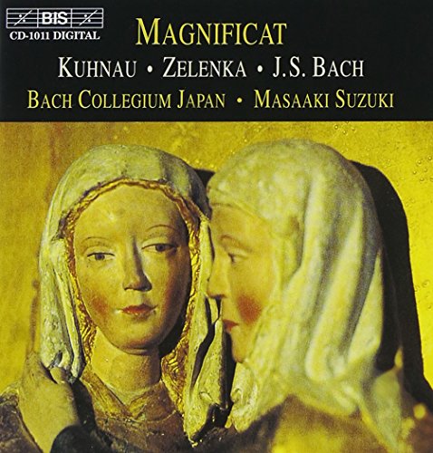CD cover for Bach’s Magnificat featuring a detail of sculpted figures.