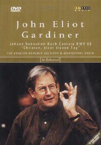 DVD cover featuring conductor John Eliot Gardiner with musicians blurred behind.