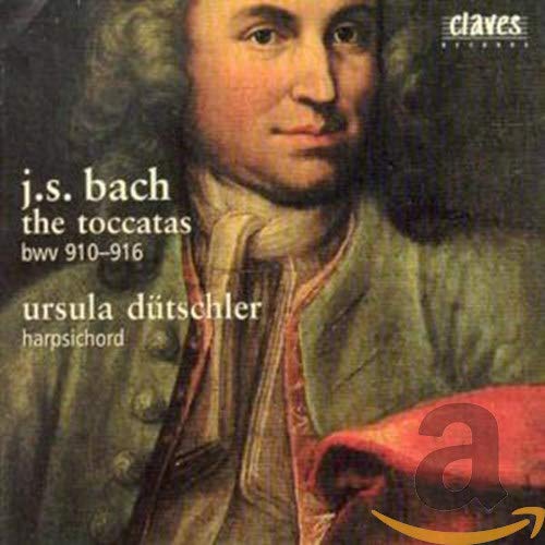 CD cover featuring a portrait of J.S. Bach and text details.