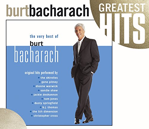 CD cover for Burt Bacharach’s “Very Best Of” featuring his portrait.