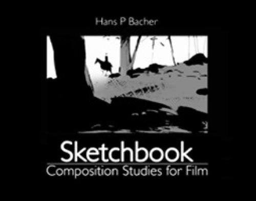 Book cover featuring a black and white sketch of a horse rider in nature.