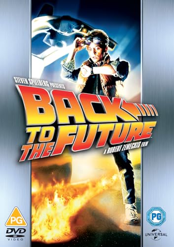 Back to the Future DVD cover featuring Marty McFly and a DeLorean.