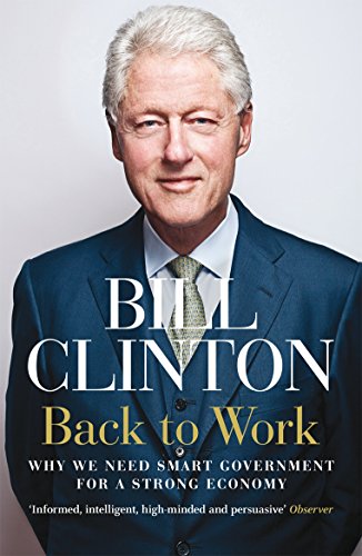 Book cover featuring former President Bill Clinton in a navy suit.