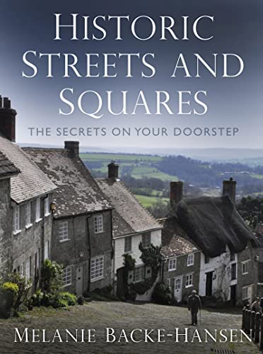 Book cover featuring a quaint, historic village street scene.