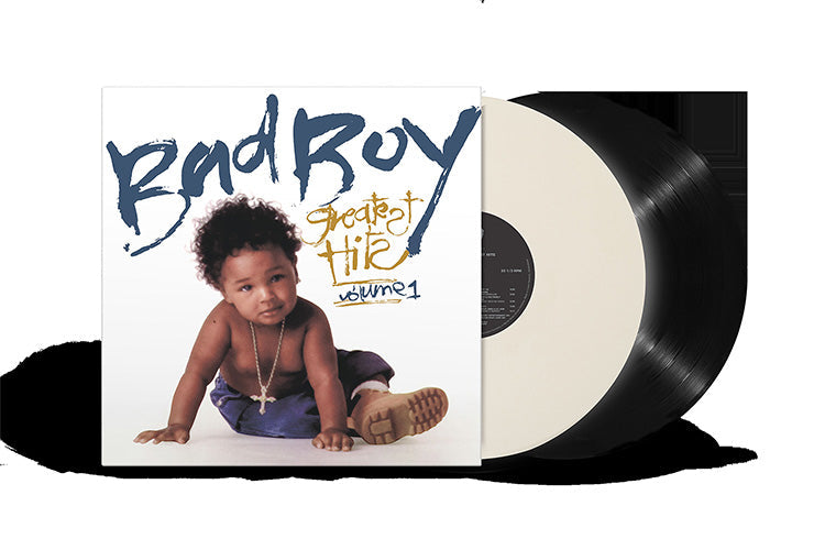 Bad Boy Greatest Hits Volume 1 vinyl record with baby photo cover.