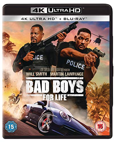 “Bad Boys For Life” Blu-ray cover with Will Smith and Martin Lawrence.