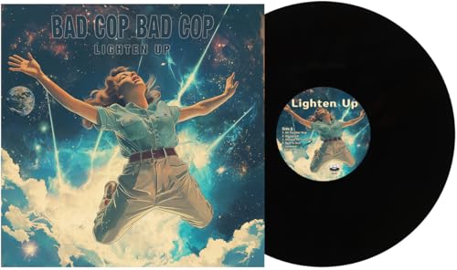 Bad Cop Bad Cop" vinyl record with cover art of a woman in space.