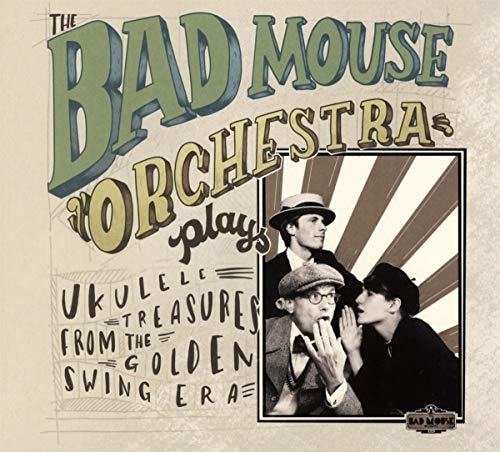 CD cover: "The Bad Mouse Orchestra" with vintage-style illustration of musicians.