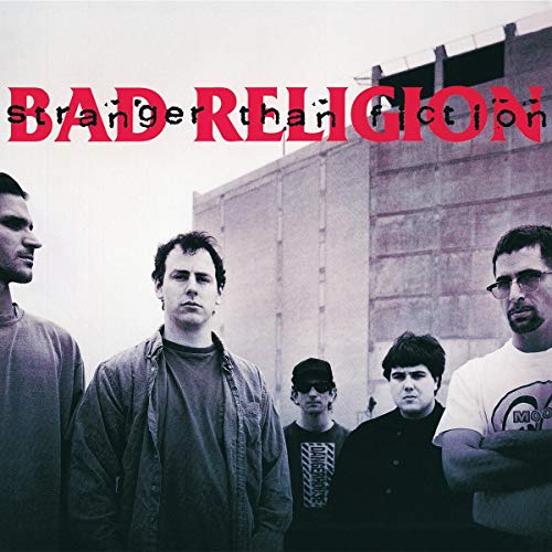 Bad Religion album cover: band portrait with concrete wall backdrop.
