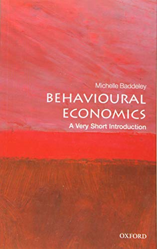 Book cover: "Behavioural Economics" with red and brown abstract paint.