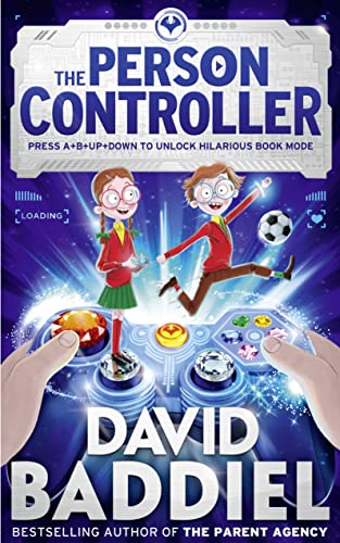 Book cover: children manipulated by a large video game controller.
