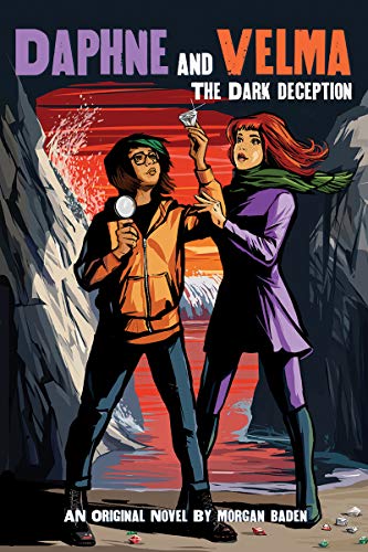 Daphne and Velma investigate a mystery in front of a mountain.
