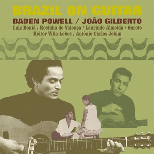 CD cover for "Brazil On Guitar" featuring musicians and a guitar.