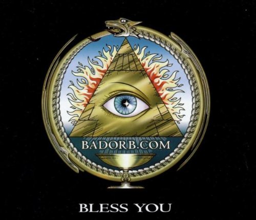 CD cover with an eye within a pyramid, encircled by a serpent.