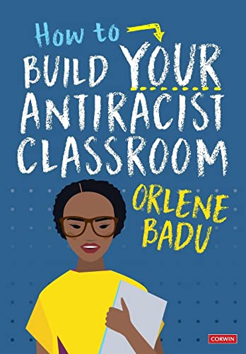 Book cover with blue background, white text, and a woman in a yellow shirt.