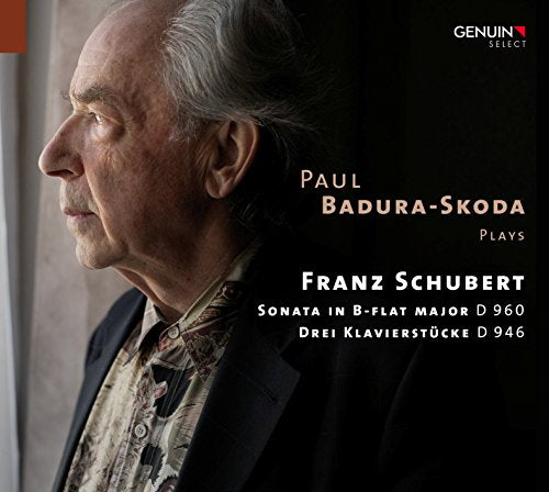 CD cover featuring pianist Paul Badura-Skoda in profile, with text details.