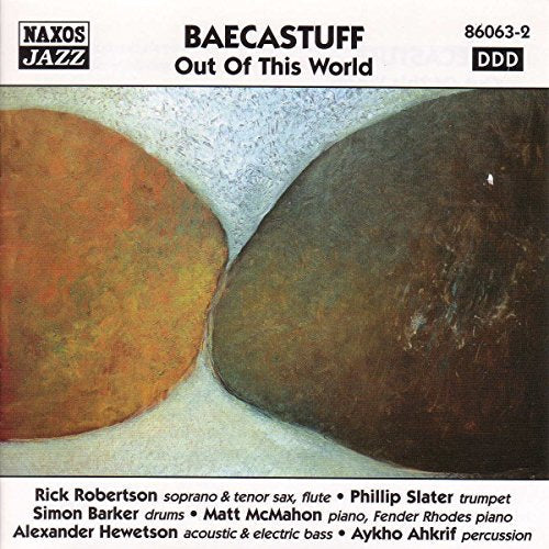 CD cover featuring two large, textured organic shapes in orange and dark brown.