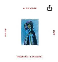 Album cover featuring a painted portrait of a person in a hoodie.