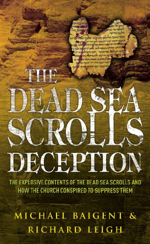 Book cover for “The Dead Sea Scrolls Deception” with ancient scroll imagery.