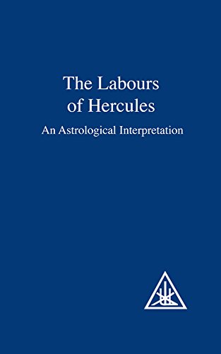 Dark blue book cover with white text: "The Labours of Hercules".
