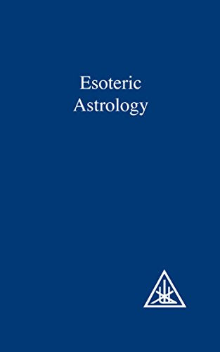 A dark blue book cover with the white text Esoteric Astrology and a logo.
