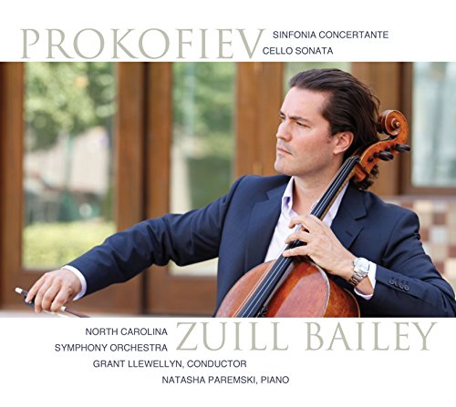 CD cover featuring cellist Zuill Bailey with the North Carolina Symphony Orchestra.