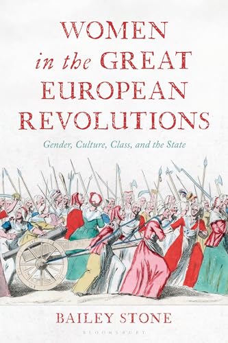Book cover: “Women in the Great European Revolutions” with historical illustration.